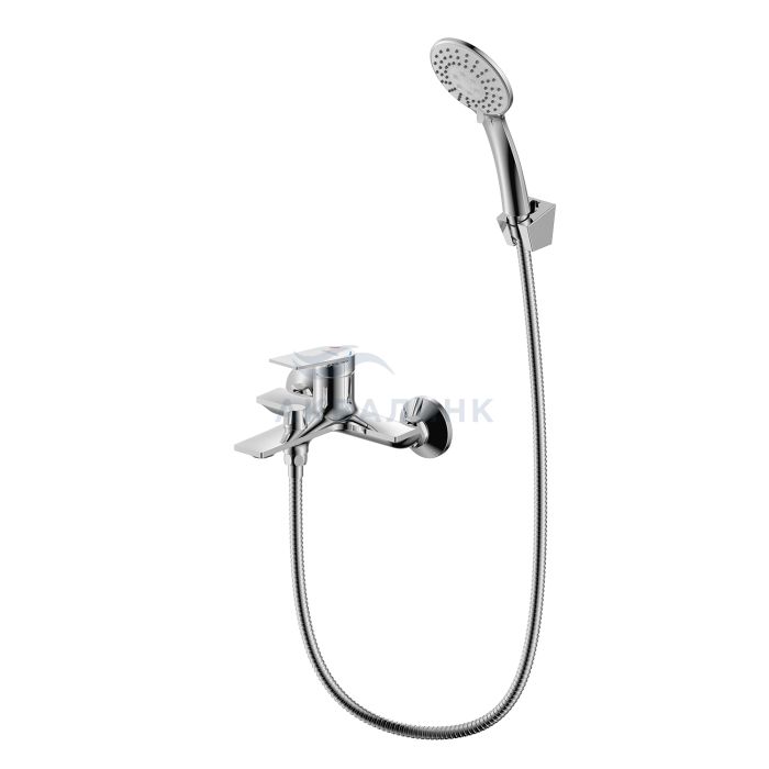 Смеситель для ванны и душа Milardo Azure, хром, AZUSB00M02