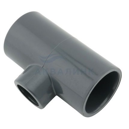 Тройник Комстэт переходной ПВХ (PVC U) Ø75х32х90°