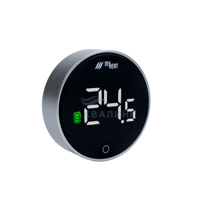 Термостат беспроводной MyHeat серебристый 6274