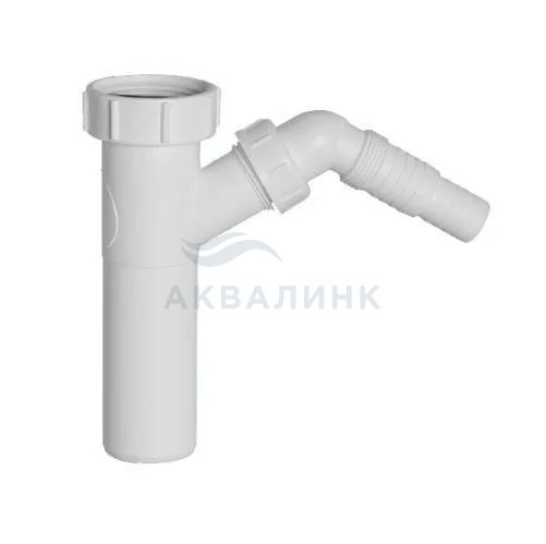 Вставка McAlpine TEE3 1-1/2-40мм с адаптером под углом для сифона 