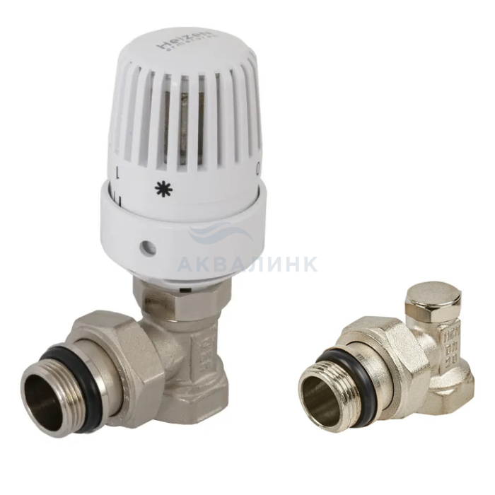 Комплект для подключения радиатора угловой Ду15 Heizen BL-EUB15