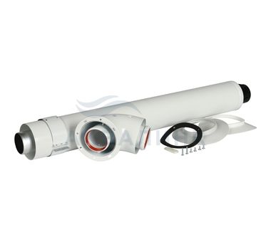 Дымоход коаксиальный STOUT для прохода через стену (совместимый с Protherm Рысь,Ягуар) D 60/100 SCA-6010-220850