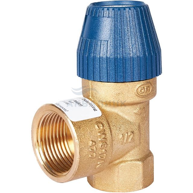 Клапан предохранительный Stout для систем водоснабжения 10 бар 1/2"x3/4" (477.199)