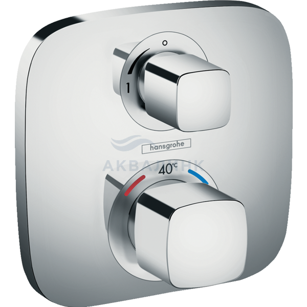 Смеситель для душа Hansgrohe Ecostat E 15707000 термостатический внешняя часть 