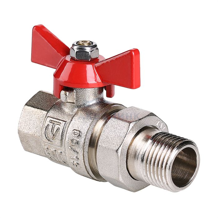 Кран шаровой Valtec base с полусгоном в/н, 1/2"  VT.227.N.04