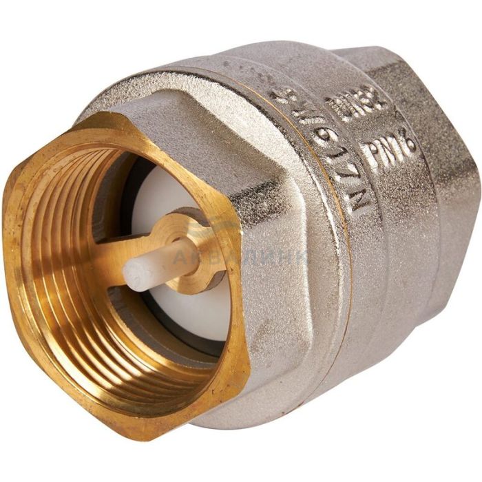 Клапан обратный ROMMER с пластиковым седлом, 1-1/4"