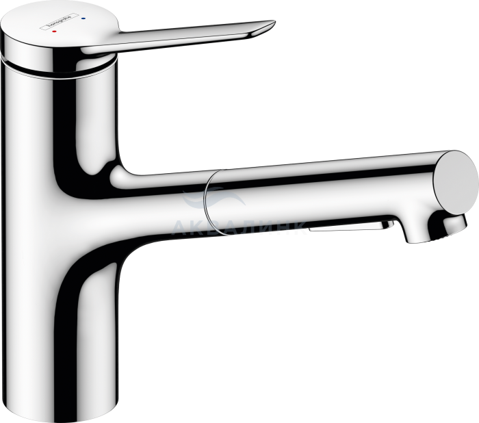 Смеситель для кухни Hansgrohe Zesis M33 74800000 с выдвижным изливом