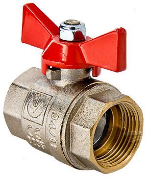 Кран шаровой Valtec base бабочка вр 1/2" VT.217.N.04