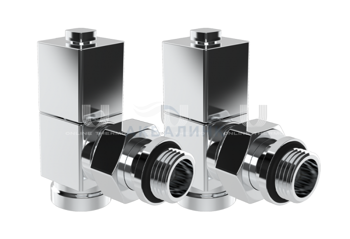 Набор  Royal Thermo CUBE, угловой (хром) 1/2" НС-1193191