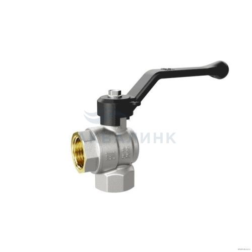 Кран шаровой LD Pride угловой, вр ручка 1/2" (47.15.В-В.У.Р)