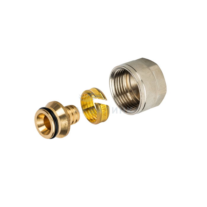 Фитинг Stout компрессионный для PEX труб 16х2,2x1/2"