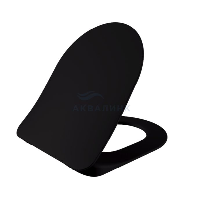 Крышка-сиденье для унитаза Creavit KC0903 с микролифтом черная матовая