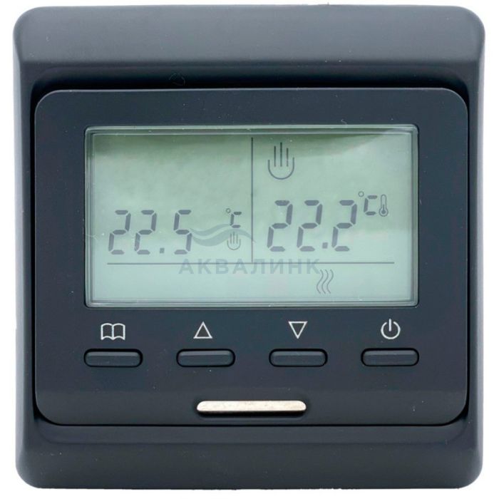 Терморегулятор Menred E 51 черный (E51.716)