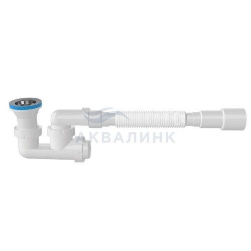 Сифон Zegor P162-3  для душевого поддона 70мм 1-1/2х40/50 с ревизией