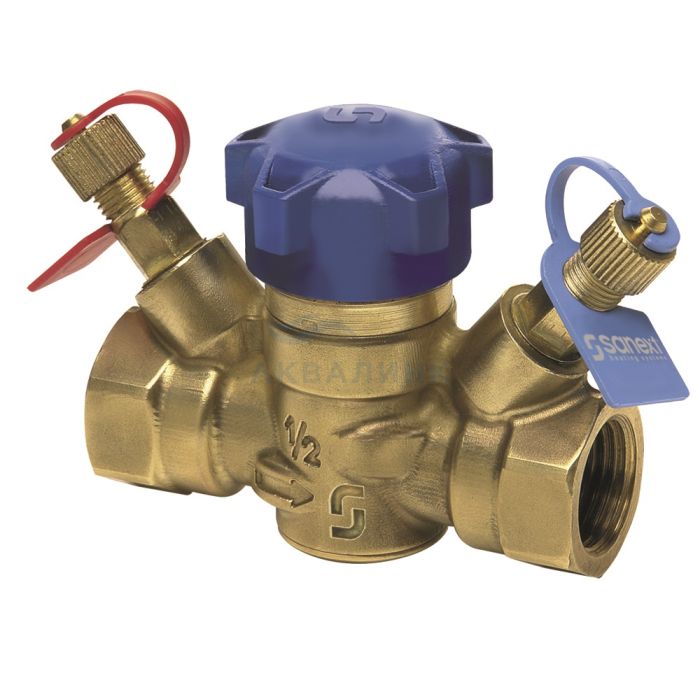 Клапан  балансировочный SANEXT STP Ду 15-L, ВР 1/2" 6500-1
