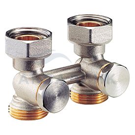 Узел нижнего подключения Giacomini 3/4"x3/4"E, Нр/Вр R387X002