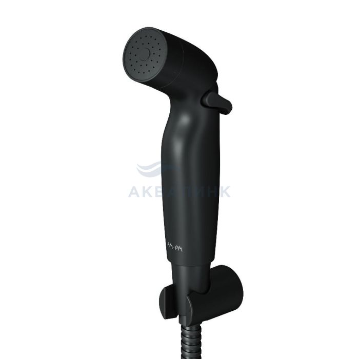 Комплект гигиенический AM.PM со шлангом, держателем, черный матовый F0202022