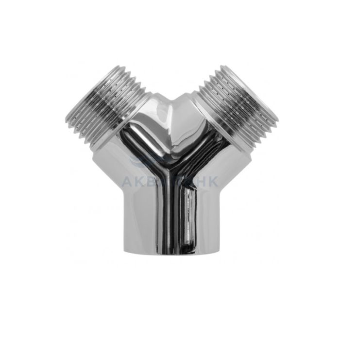 Тройник MPF Y-образный 1/2" в/н/н хром