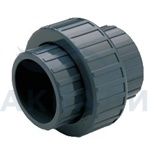 Муфта разборная ПВХ (PVC-U) резьбовая с внутренней резьбой 1/2",уплотнение EPDM, PN16