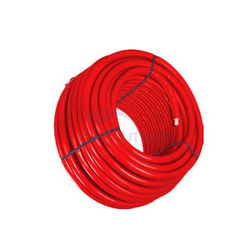 Труба USYSTEMS Radi Pipe PN10 16х2,2мм в теплоизоляции 6 мм красной (в бухте 100м)