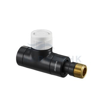 Вентиль термостатический Oventrop серия E прямой, Ду 15, Rp 1/2", антрацит RAL 7016
