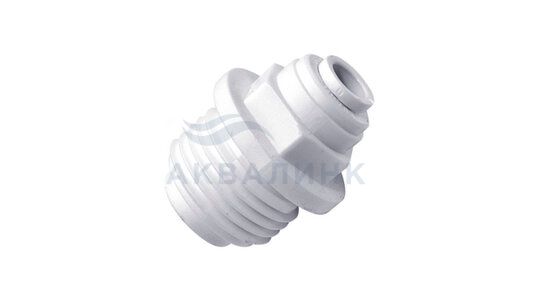 Фитинг прямой 1/4-1/2 трубка-резьба MC0407 44242