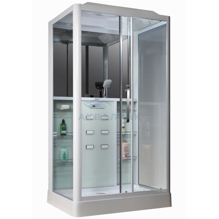 Кабина душевая Loranto Selak CS-127 L/R 120х90 низкий поддон, белые стенки