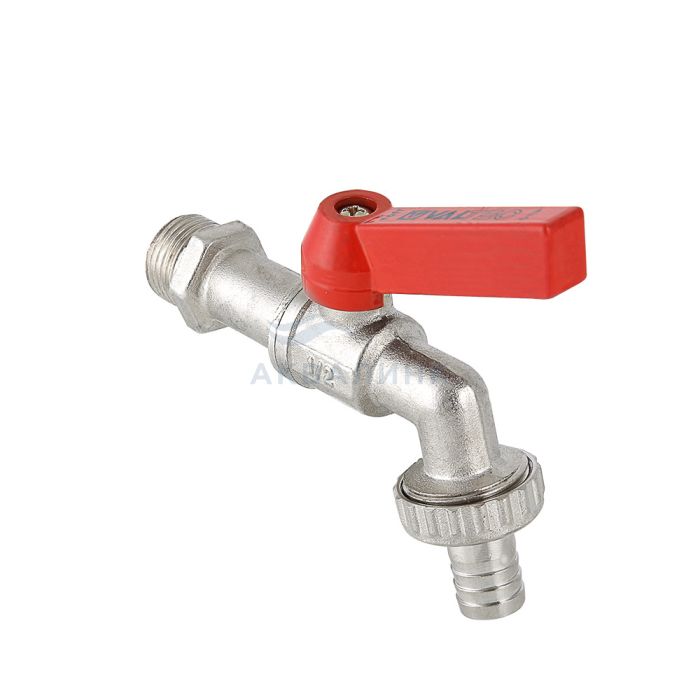 Кран водоразборный Valtec со съемным штуцером, 1/2"  VT.051.N.04