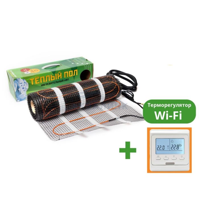 Комплект теплого пола Где Мороза Нет! с терморегулятором E91 Wi-Fi