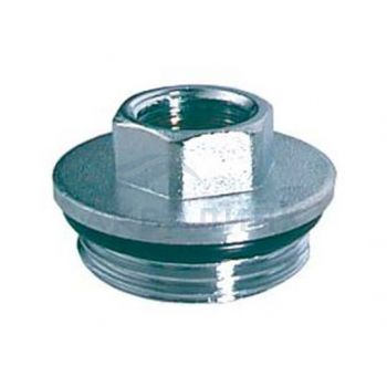 Футорка FAR 3/4"нр х 1/2"вр хром