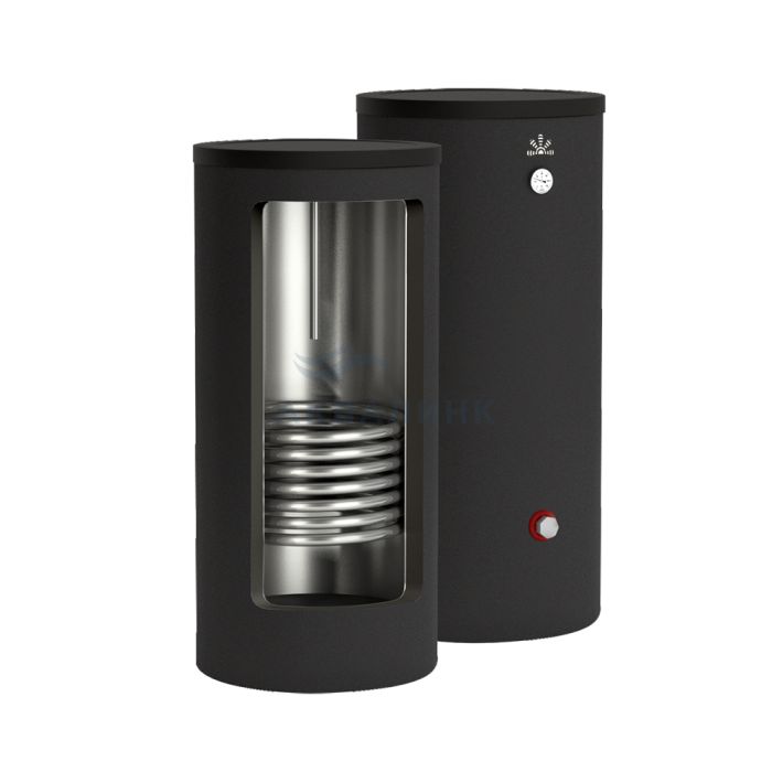 Бойлер Gekon B01S 160 л, с 1-м ТО, 20 кВт, INOX, GK1601S