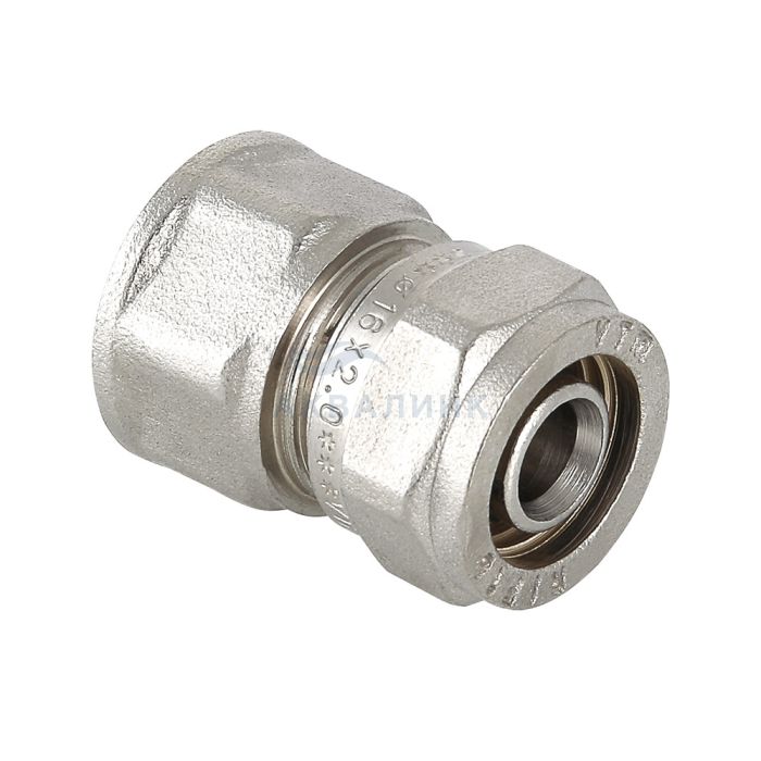 Соединение Valtec обжим с переходом на вн. р. 16х1/2"