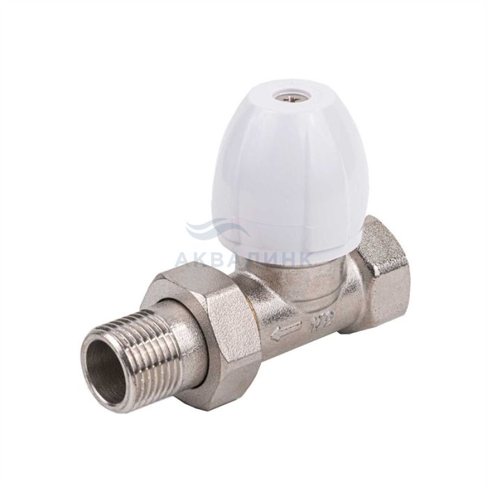 Клапан запорный DELTA прямой 1/2" нижний, никель 4260240A