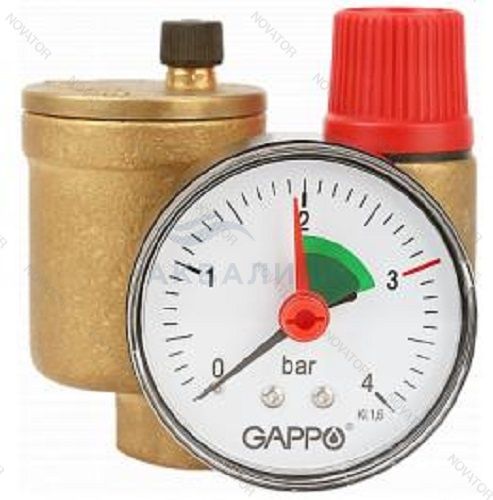 Группа безопасности GAPPO котла компактная G1453, 1"x3/4"