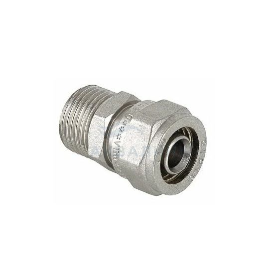 Соединение Valtec обжим с переходом на нар. р. 20х3/4"