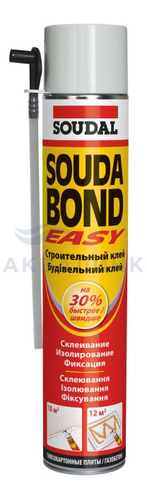 Клей полиуретановый Soudal Easy Soudabond  12*750мл 121621