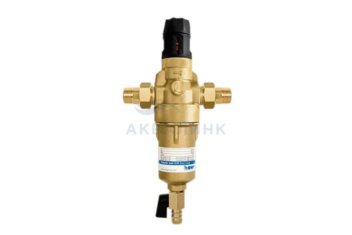 Фильтр BWT Protector mini H/R HWS 1/2" для горячей воды с редуктором