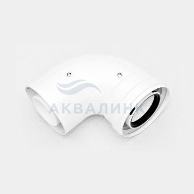 Отвод коаксиальный Ariston 90° M/F d60/100 конд