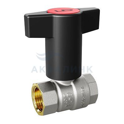 Кран шаровой LD Pride с пластиковой T-ручкой, вр 1/2"