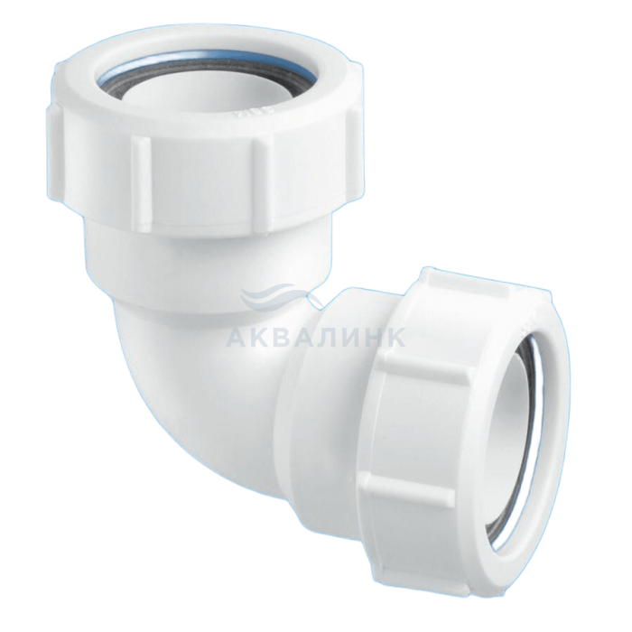 Отвод McAlpine 40A-WHкомпрессионный 40мм/90°