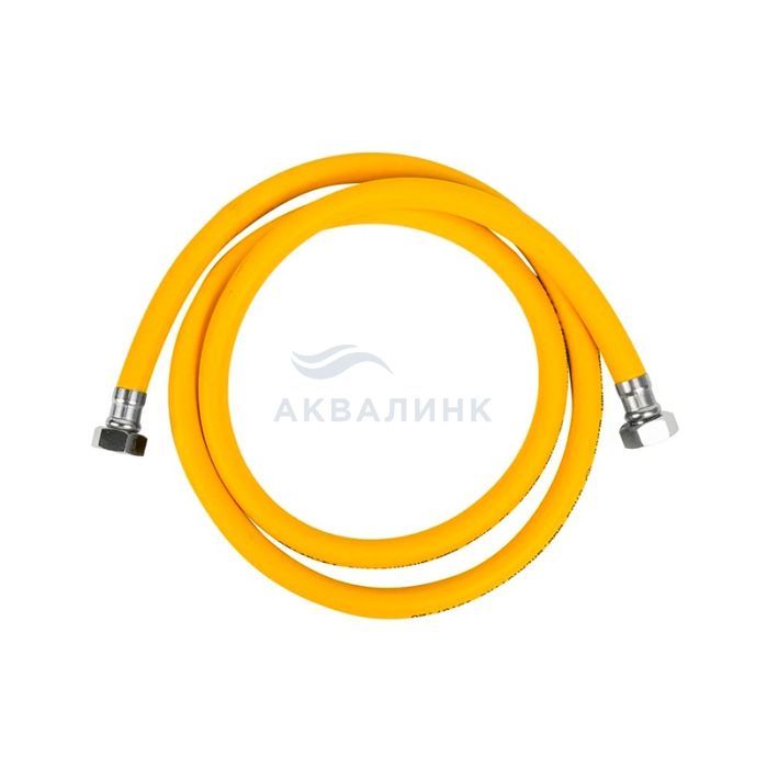 Подводка газ вр 1/2" TUBOFLEX (в упаковке) резина желтая 